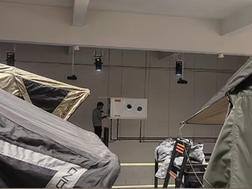 车顶帐篷展厅降温应用案例